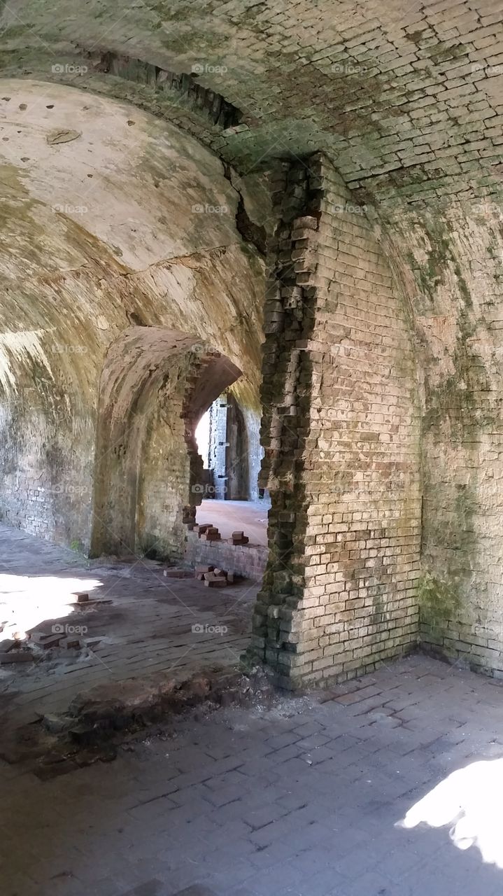 Fort Pickens. old fort near Pensacola Beach