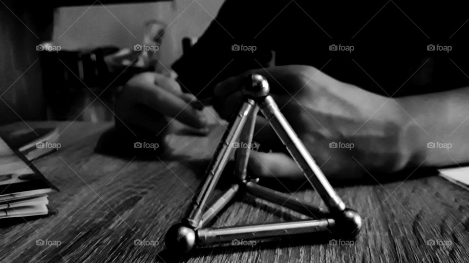 magnetic builder, triangle, shape