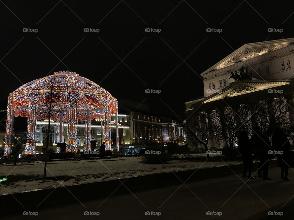 Christmas and New Year illumination.