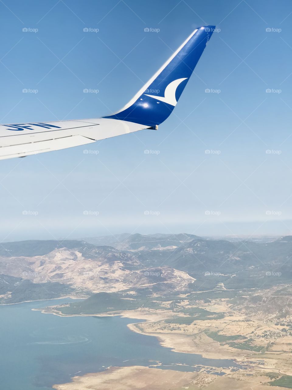 a wing of an airplane