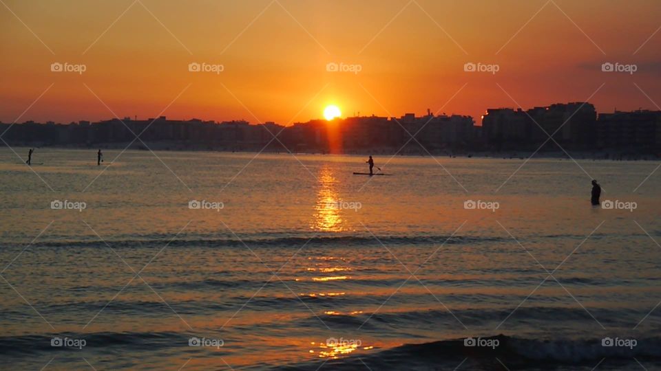 Hot sunset in Brazil