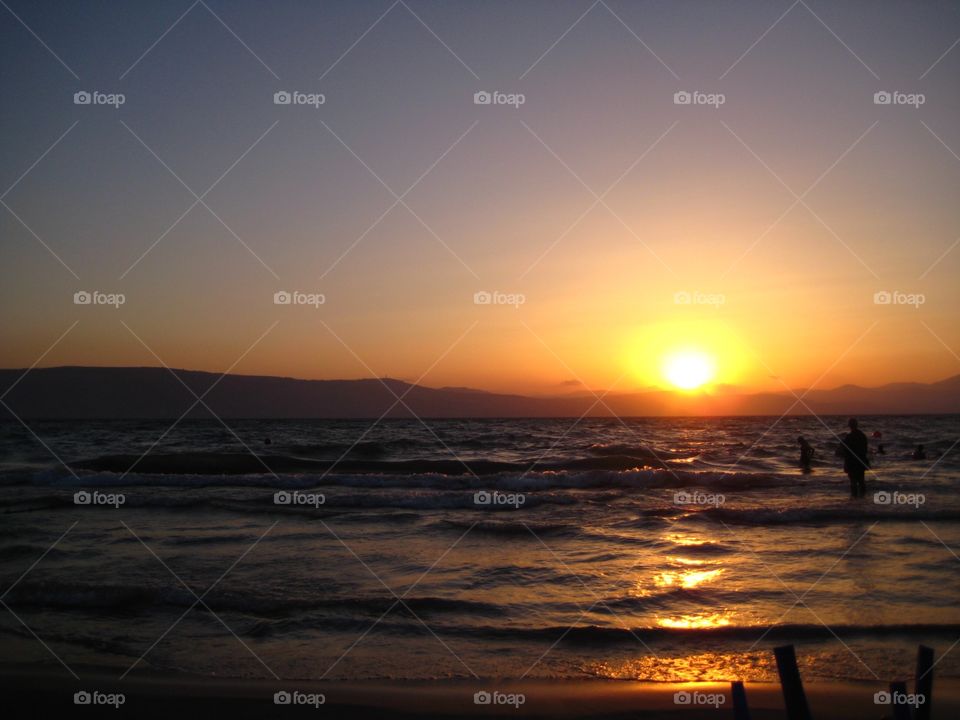 Sunset in northern Israel 