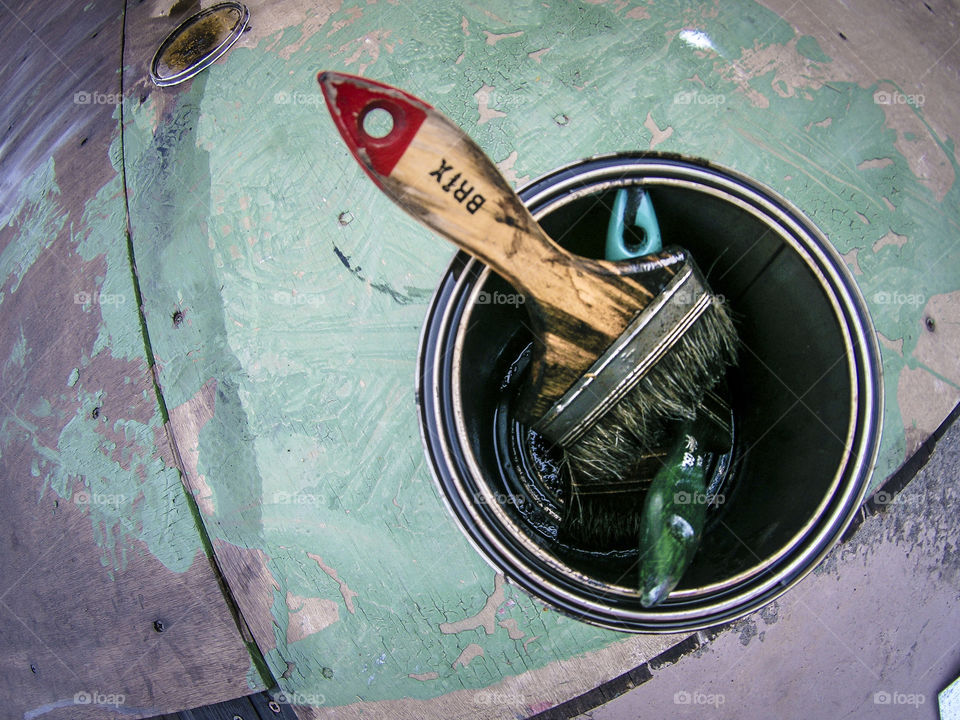 Bruschette paint in the jar