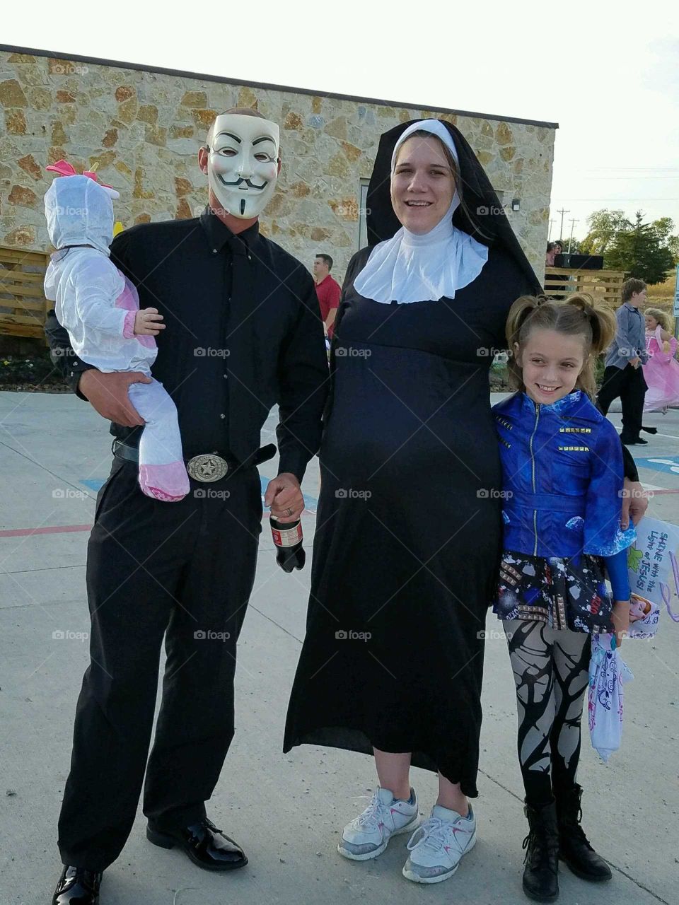 Happy Halloween at Church with Family