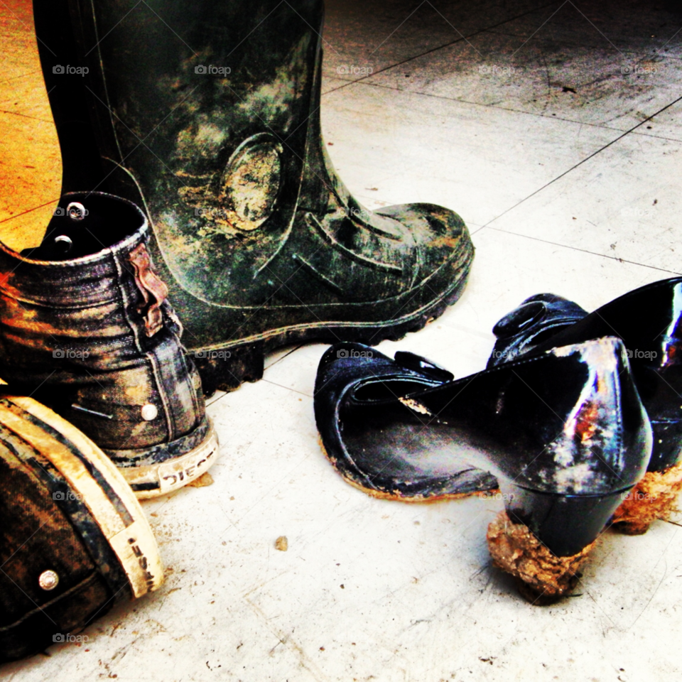 dirt boots high heels pumps by elpee