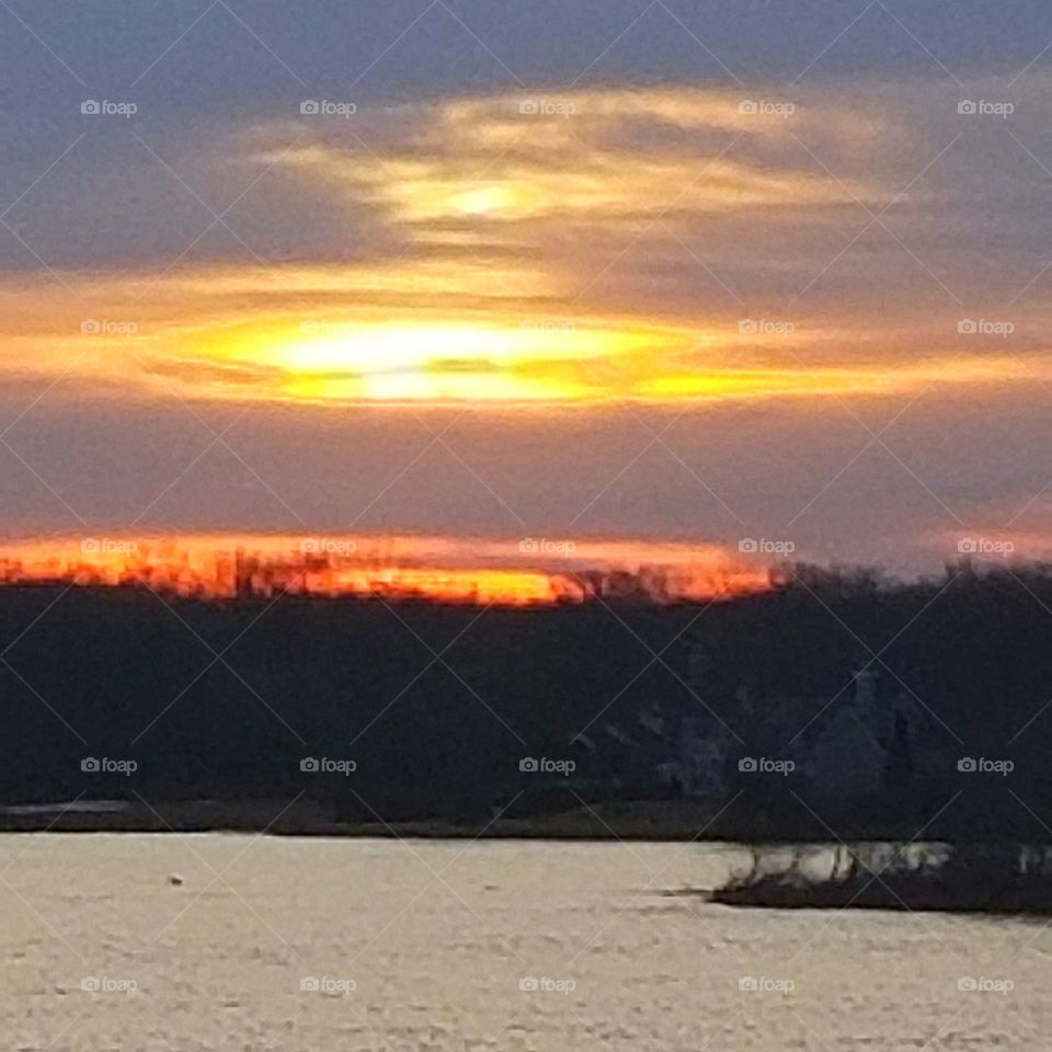 Enjoying the evening sky