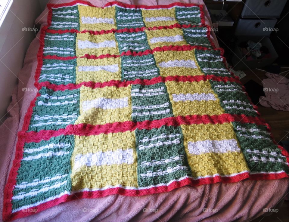 A homemade blanket
