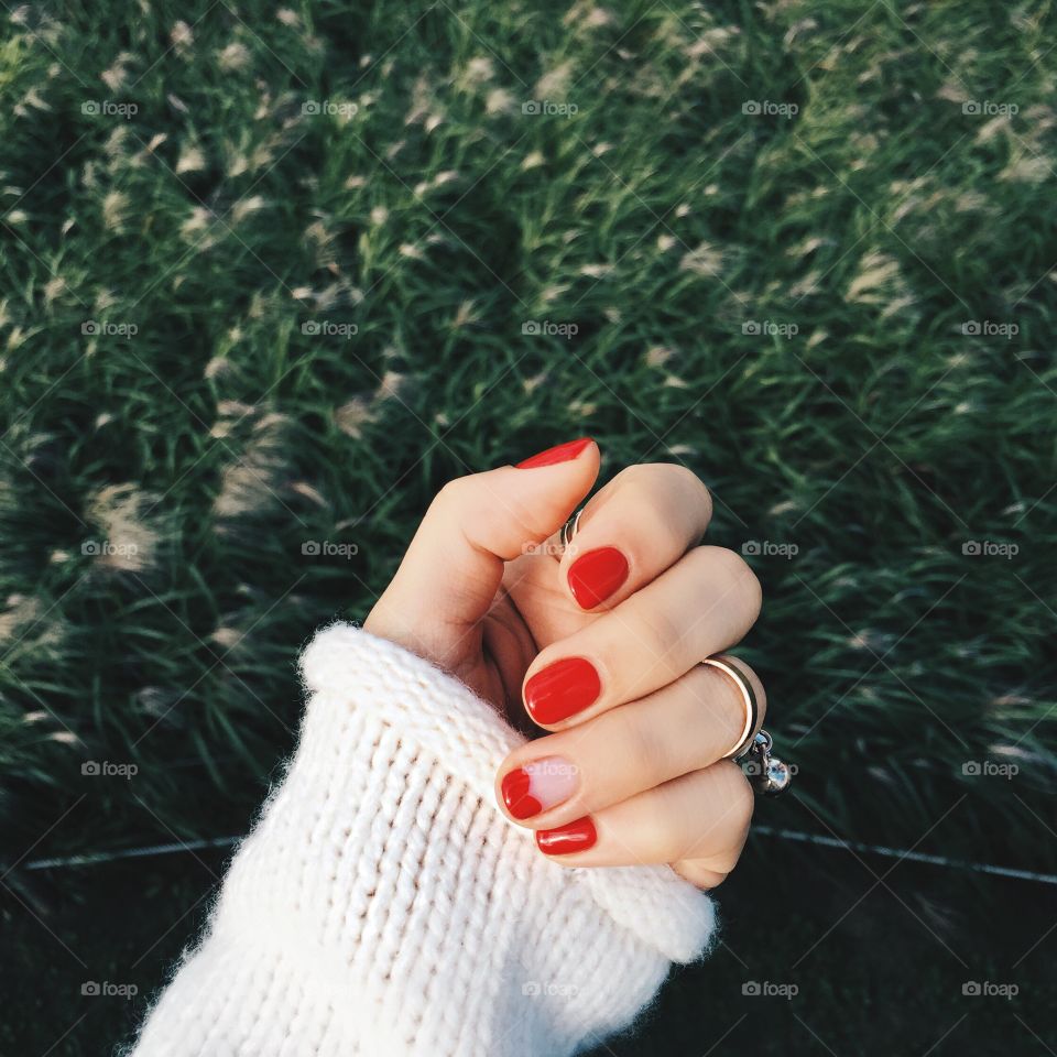 Woman, Hand, Foot, People, Relaxation