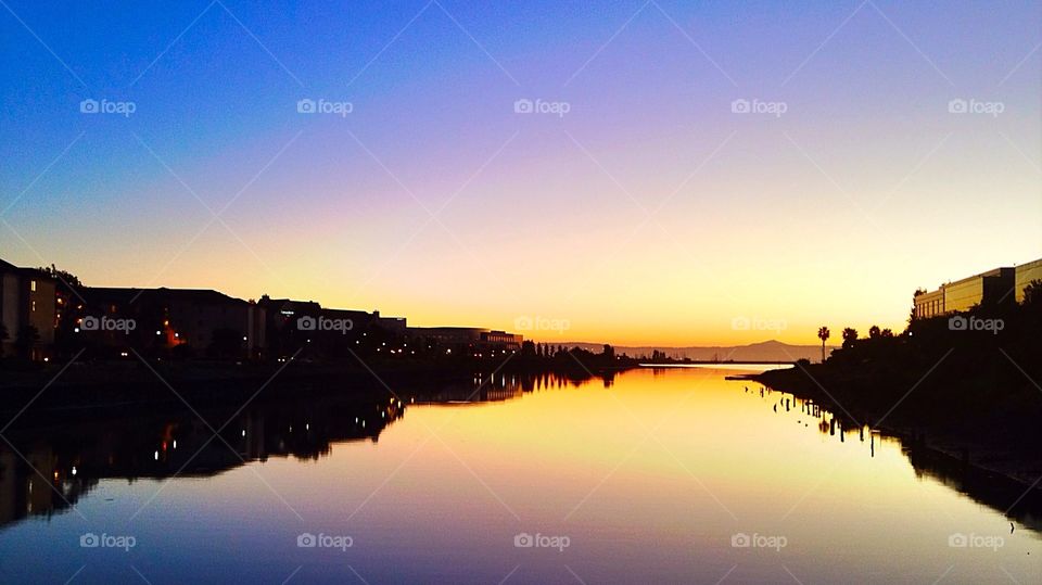 Water against clear sky