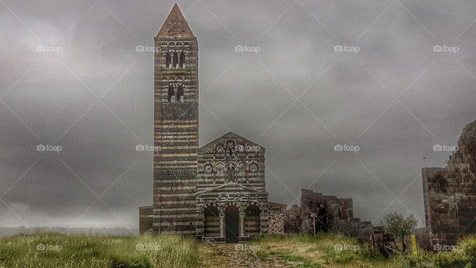Ss Trinità di Saccargia, Sardinia, Italy.