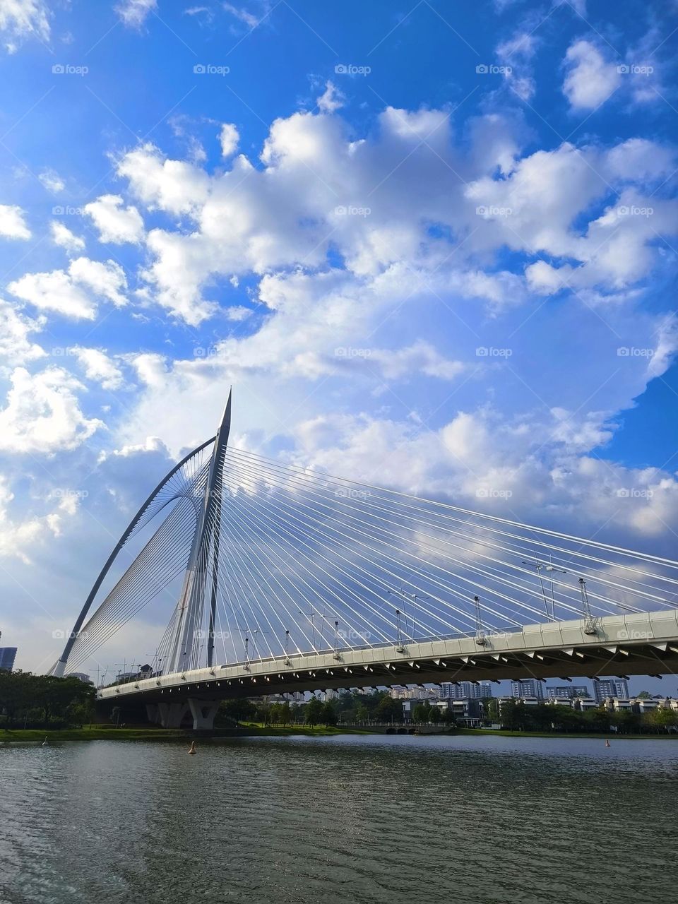 Triangle shaped bridge