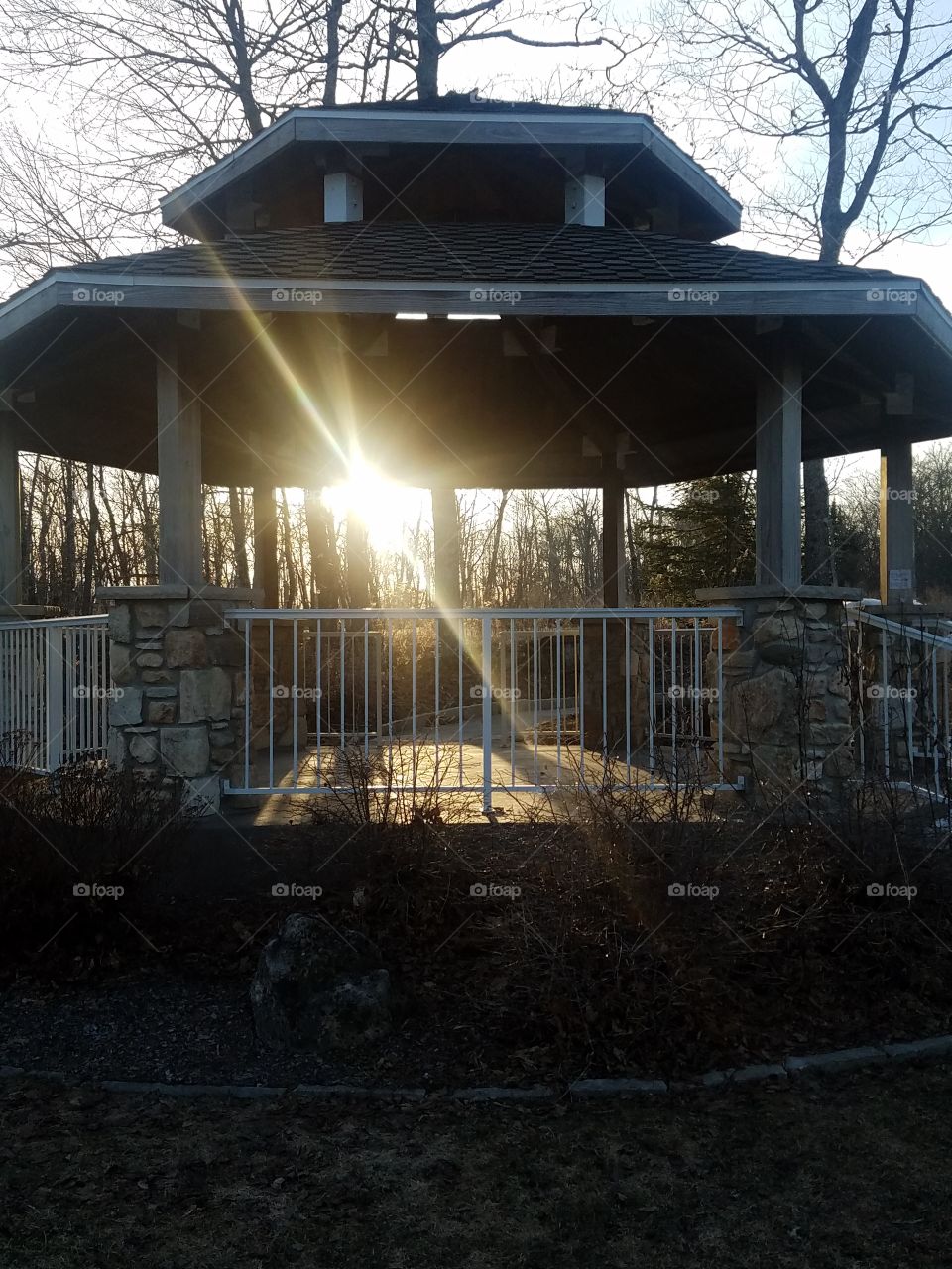 cave point gazebo