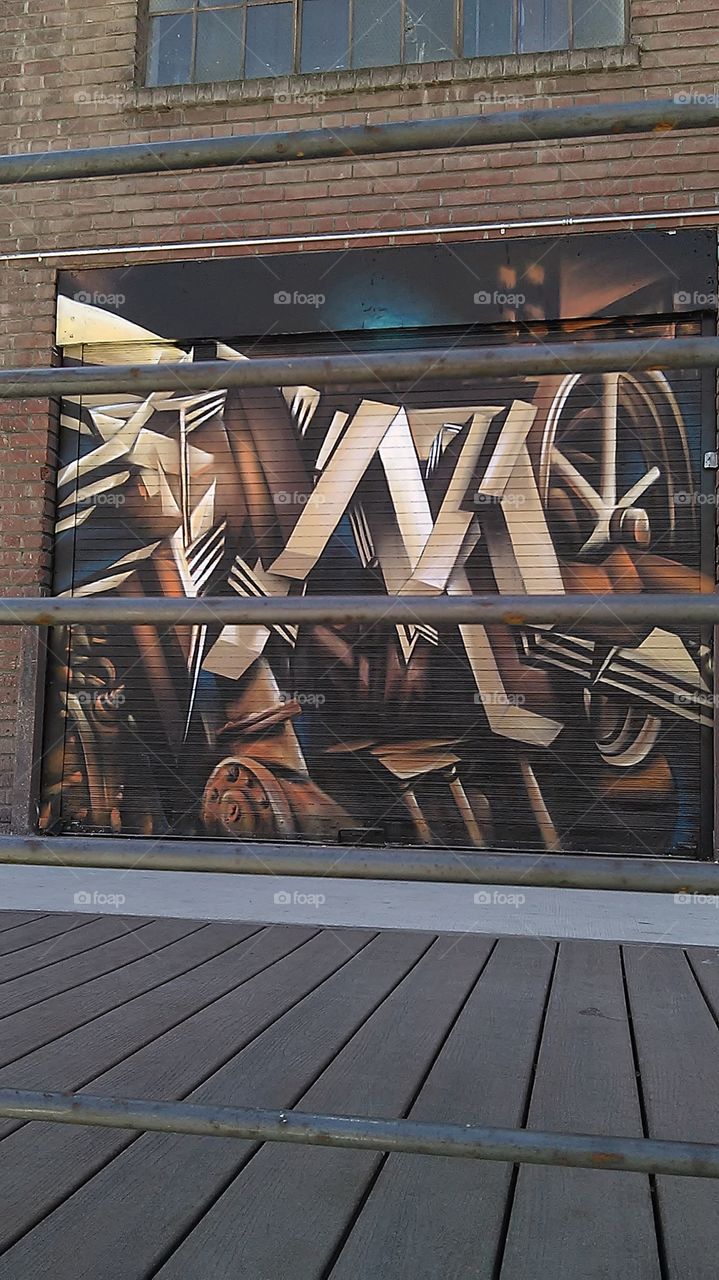 Bars in view. Taking a bike ride