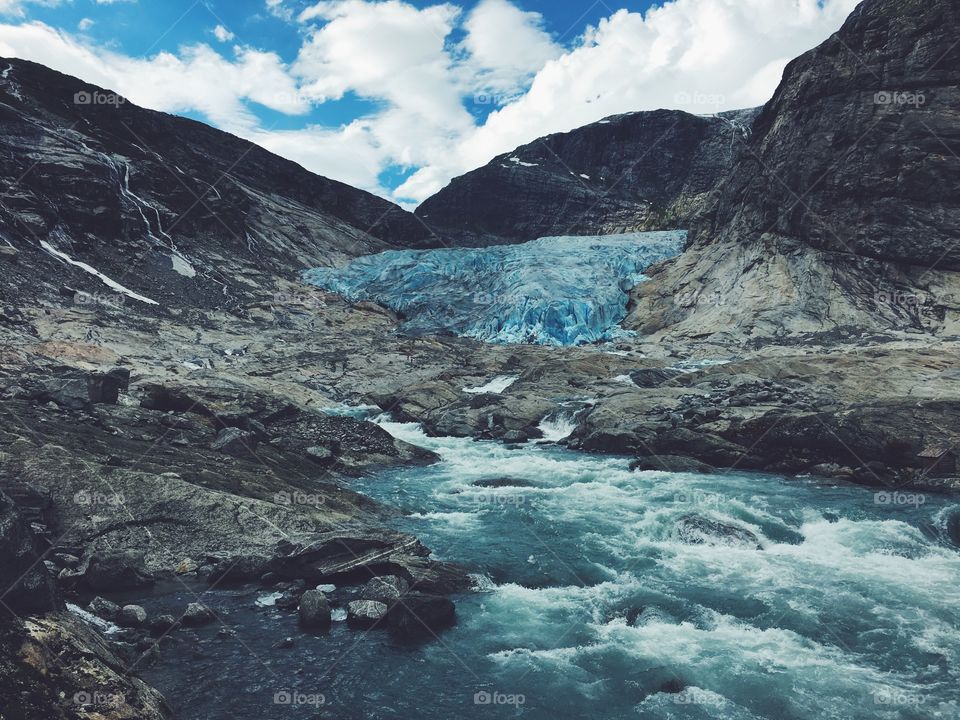 Glacier, Landscape, Snow, Ice, Water