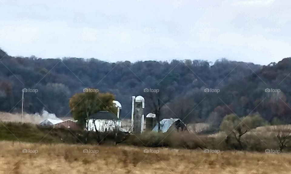 all the crops are harvested,  the cold weather is settling in for the winter.
