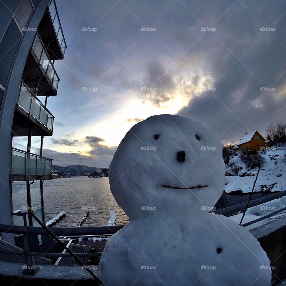 Norwegian snowman