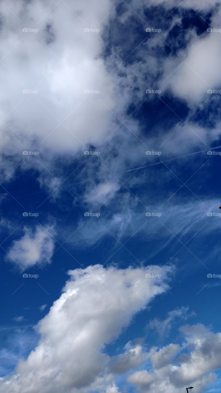 Blue Sky with Clouds