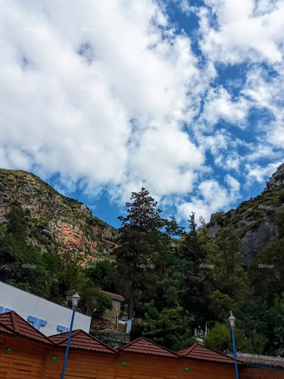 Mountains of chefchaouen city of morroco