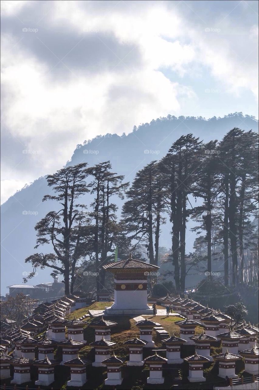 108 Chortens at Dochula Pass