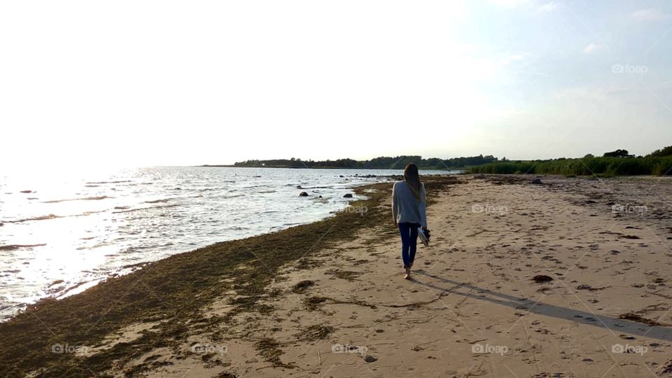 Beach walking 