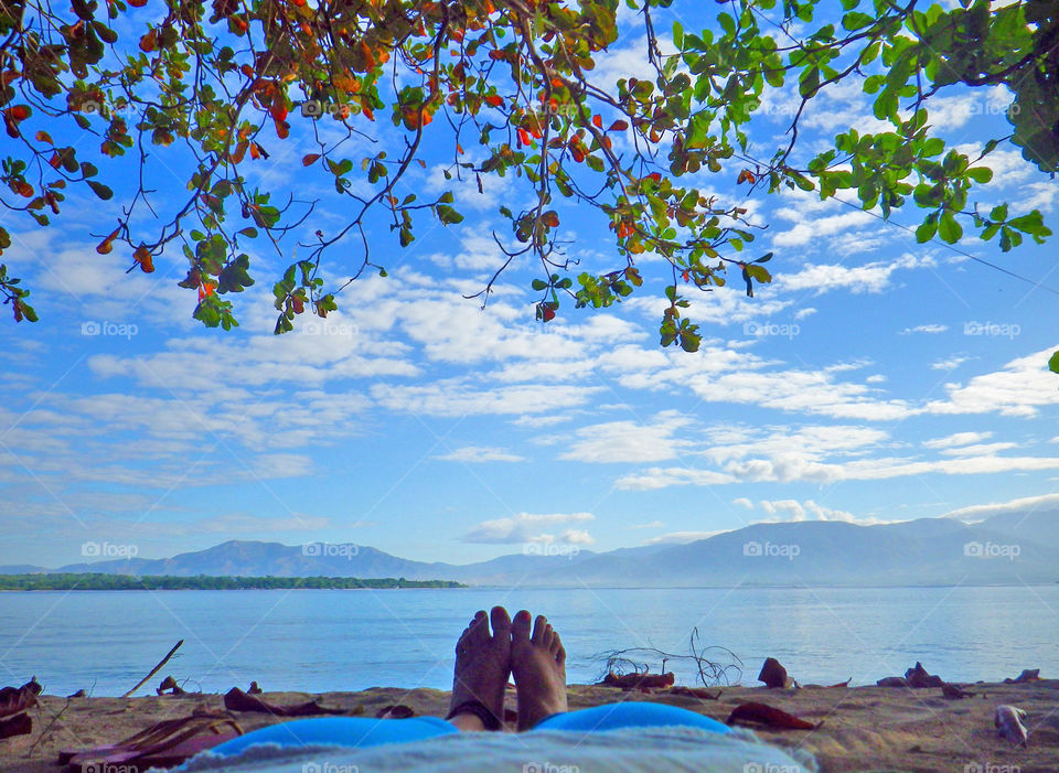 Lazy day at the beach