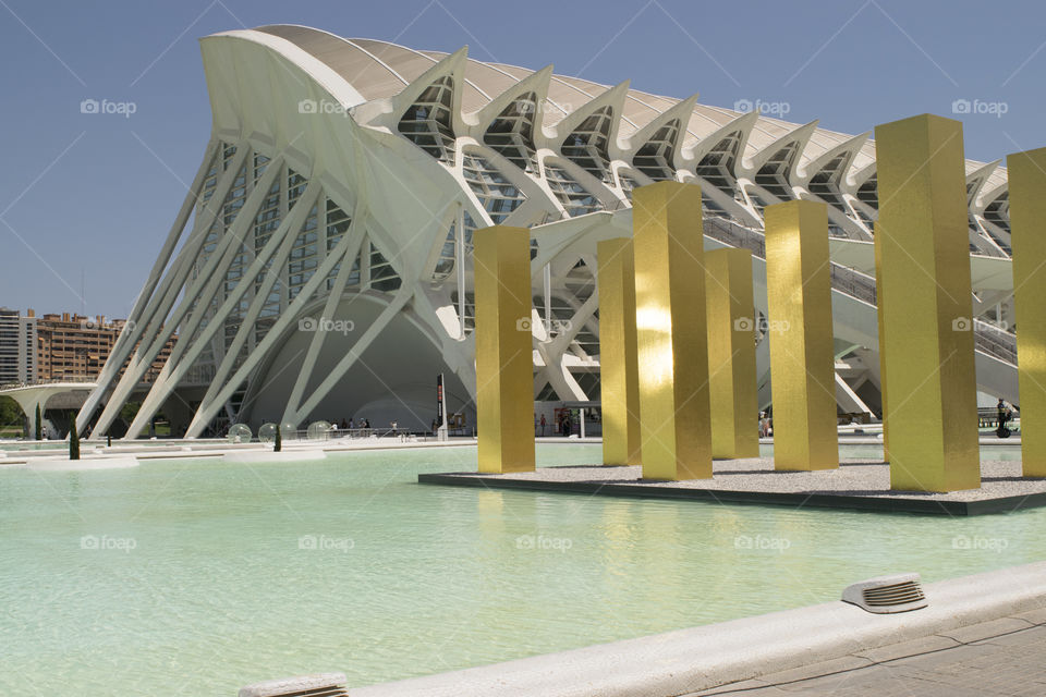 A modern building that holds an Imax system inside