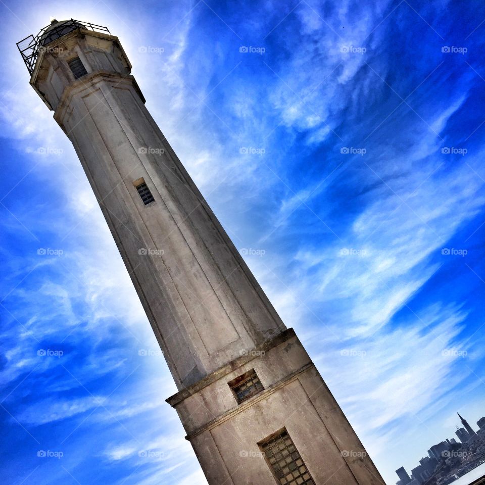 SF - Alcatraz Lighthouse . Taken on our recent trip to SF