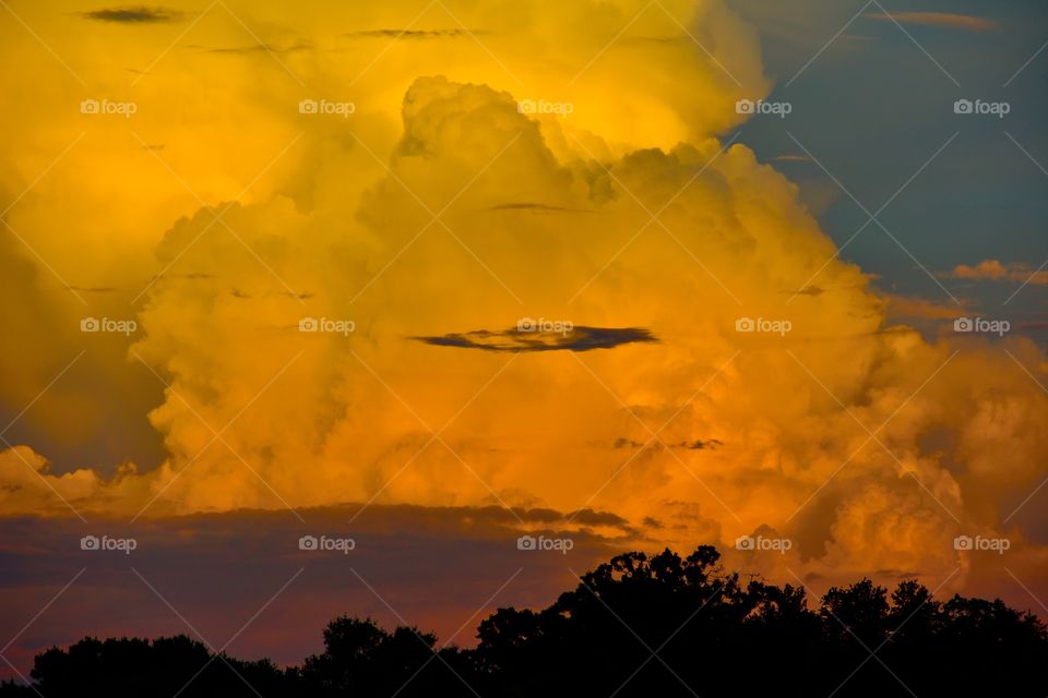 Dark and light clouds