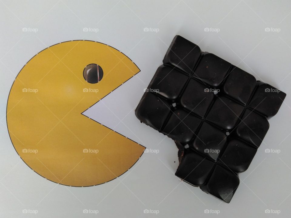 Pacman chocolate