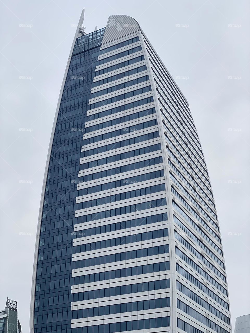 Facade of modern building 