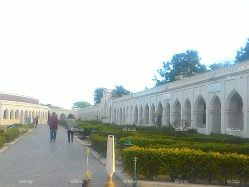 entrance of taramati baradari in Hyderabad
