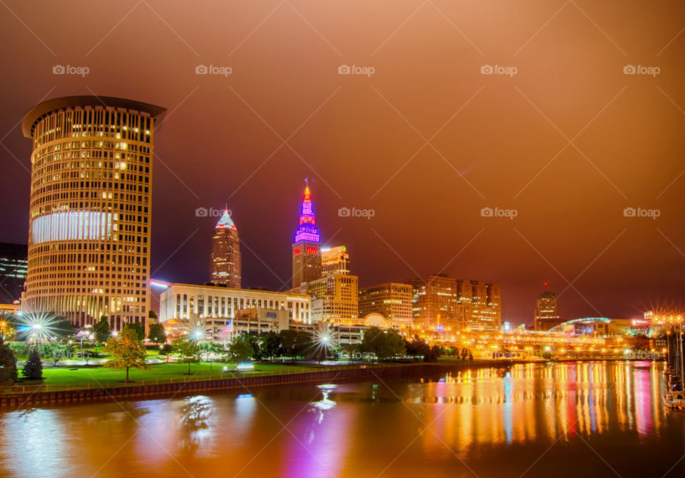 cleveland ohio skyline