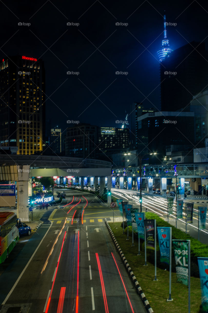 Kuala Lumpur night lights
