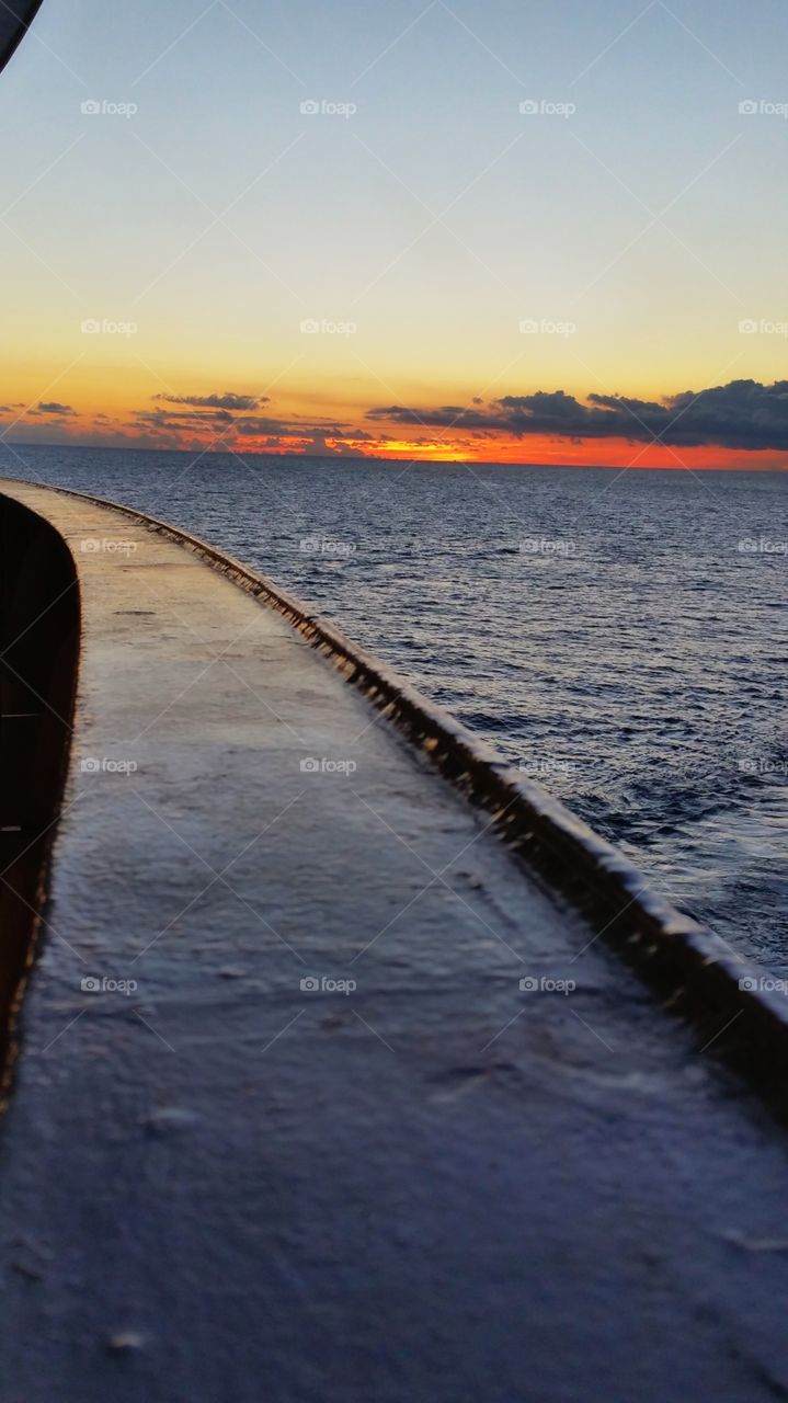 Sunset. sunsets in the Caribbean Philipsburg St Maarten