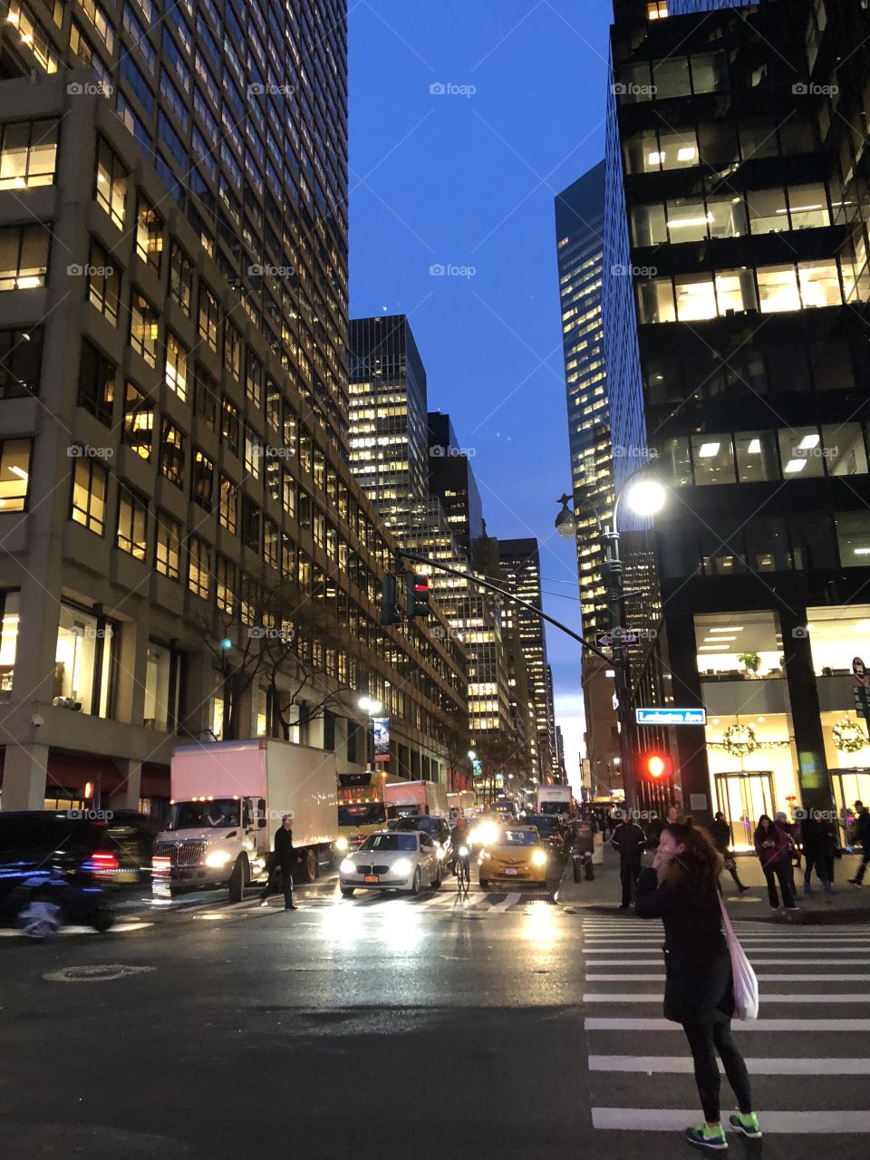 A typical Manhattan Evening