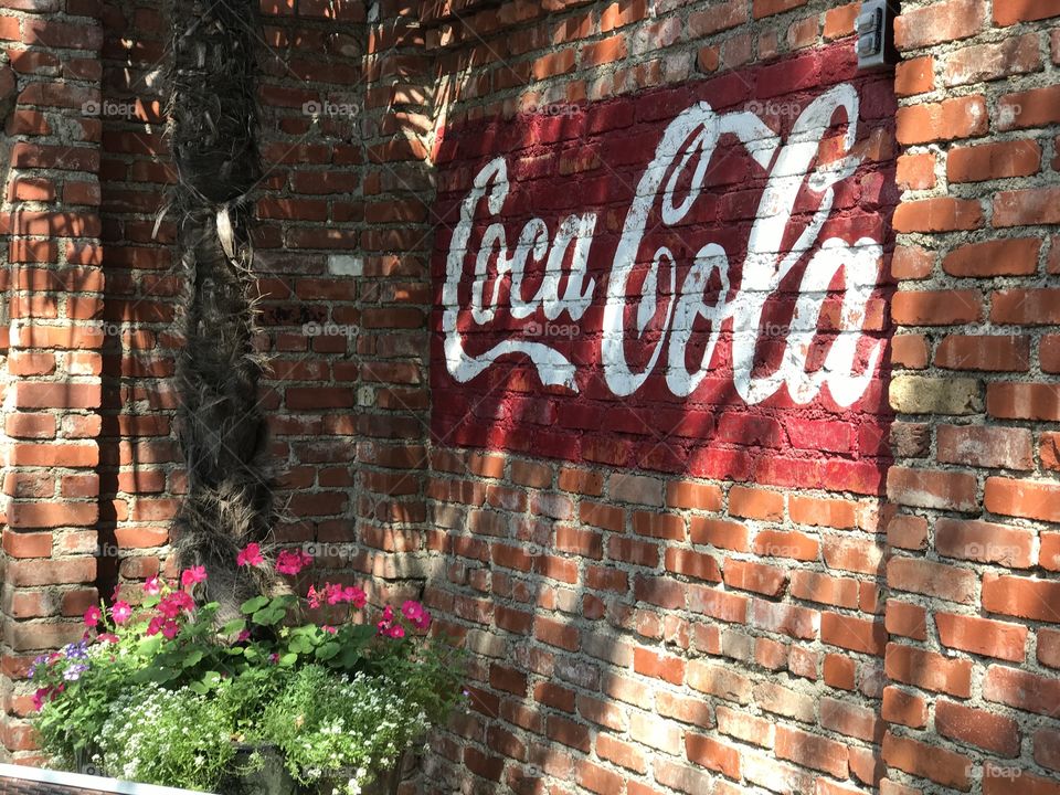 Coca Cola wall 
