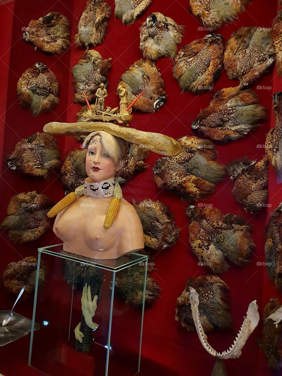 Dali's female bust called Abundance