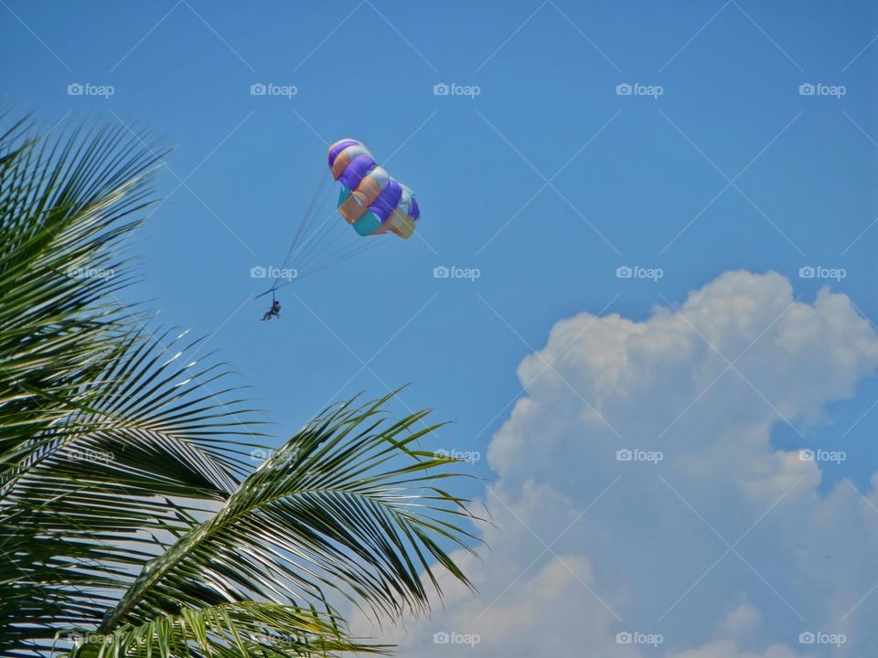 Parasailing In The Caribbean
