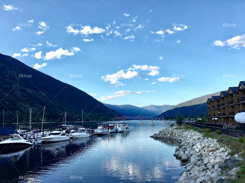 Harbour in Nelson, British Columbia 