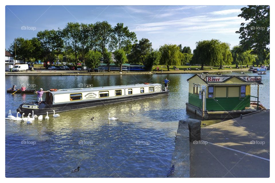 Barge. Canal