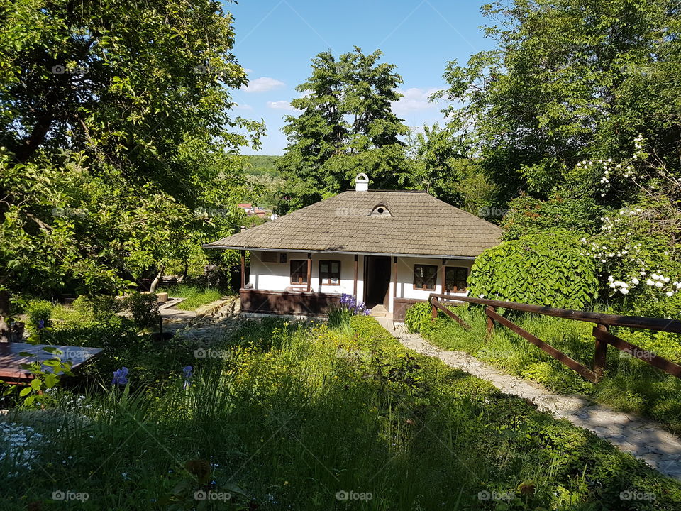 Wood, House, Tree, No Person, Home