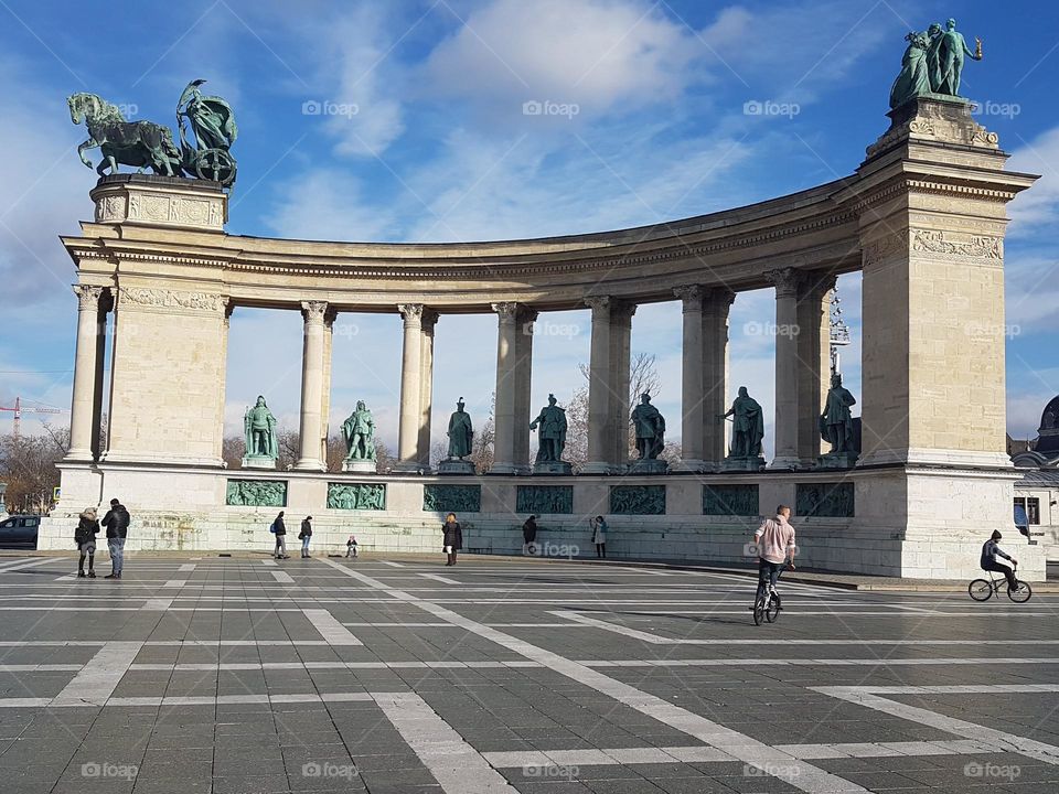 Heroes' Square in Budapest