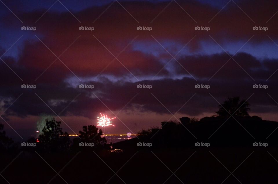 Fireworks on 4th of July