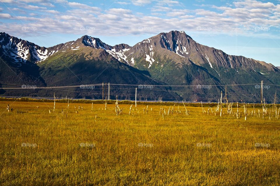 Mountains over Alaska 