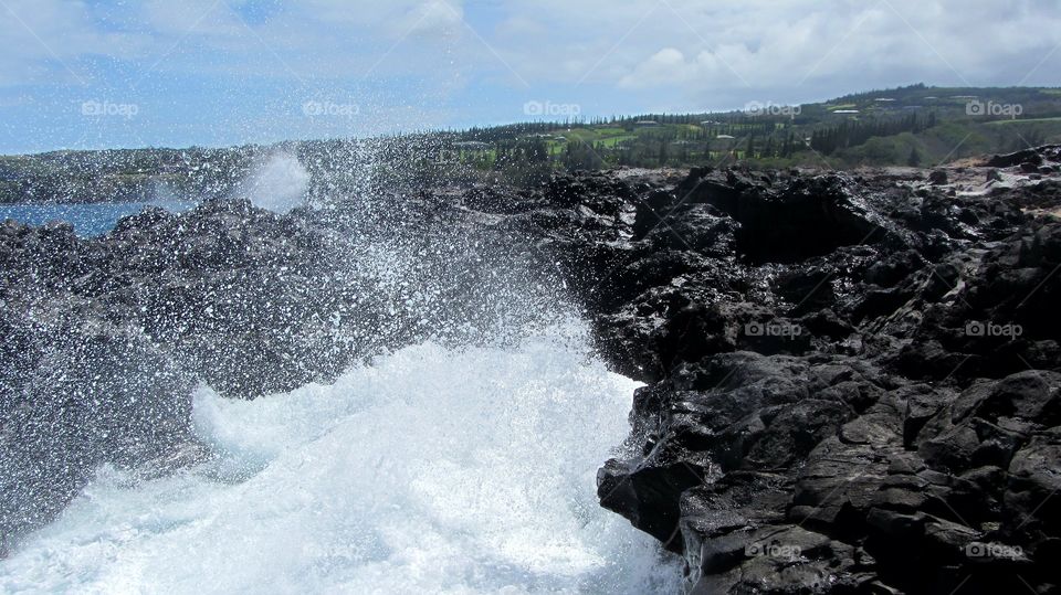 Volcanic  cliff