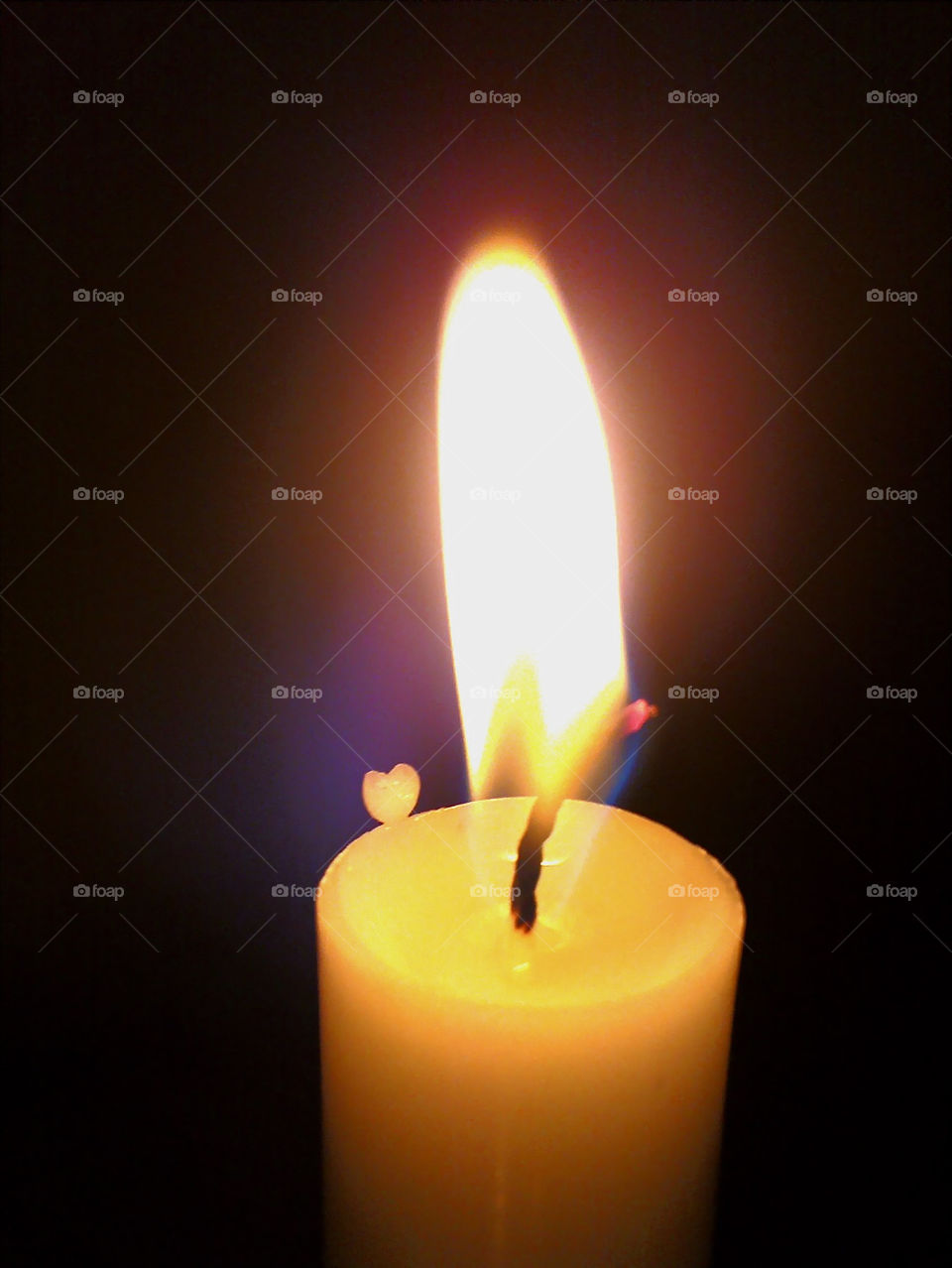 Close-up of candle