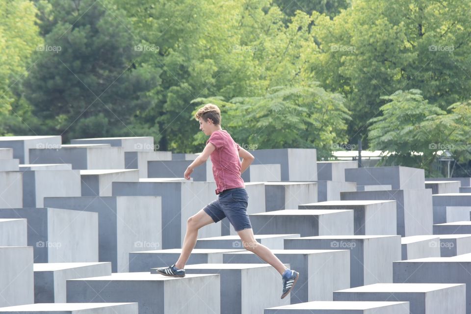 Memorial to the murdered jews. Memorial to the murdered jews in Europe, Berlin