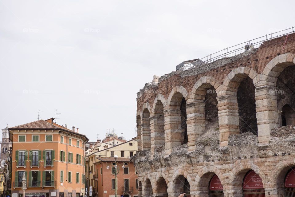 Ancient architecture of Italy.