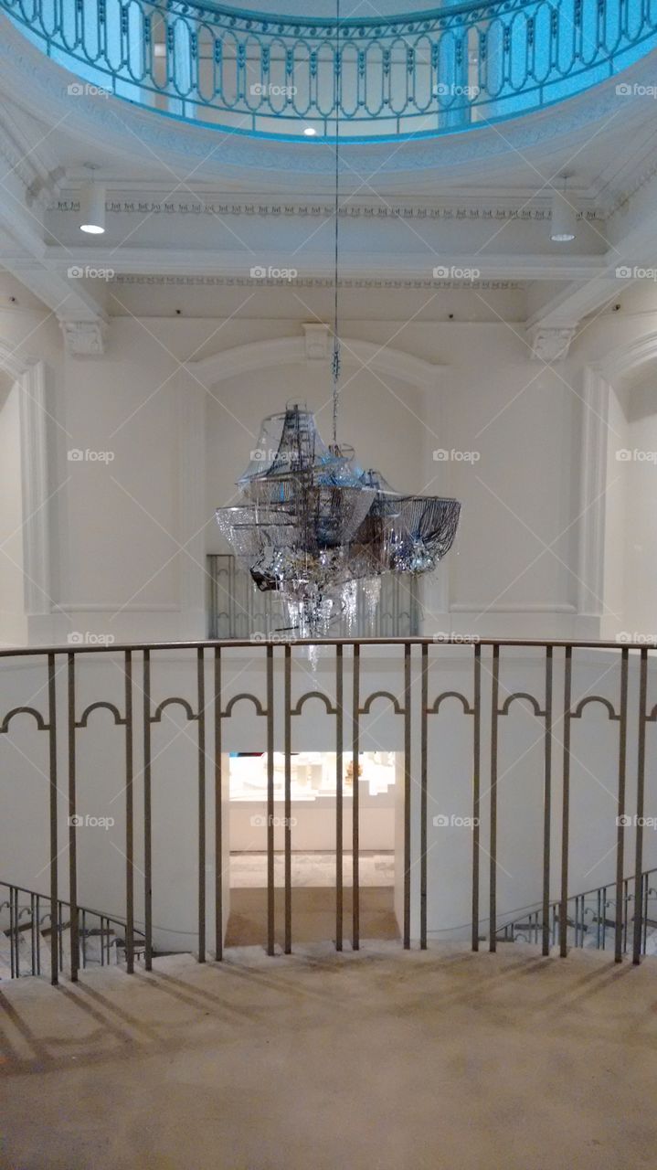 Chrystal chandelier art gallery