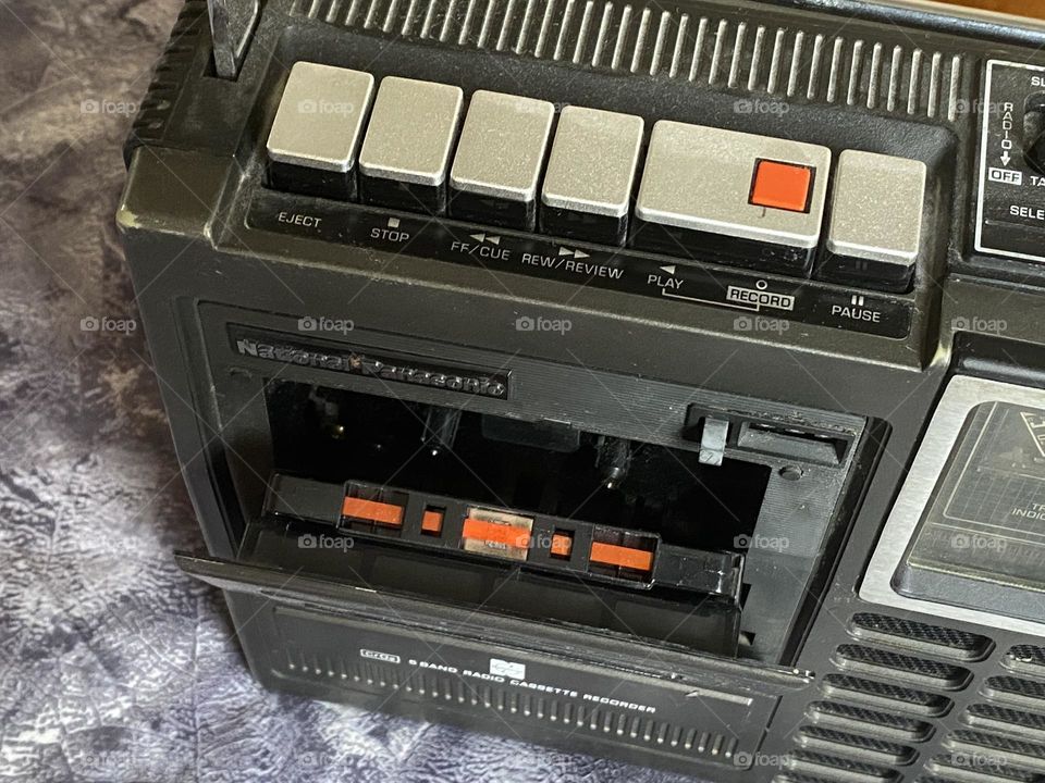 Old tape recorder 